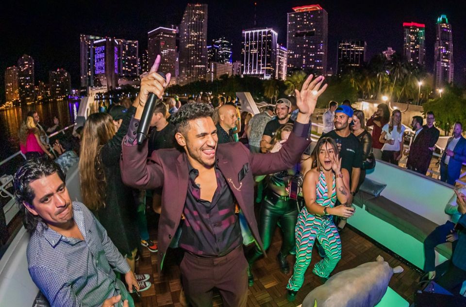 100ft 200 passenger 3 story mega yacht w open bar at Bayside - Open Bar and Live DJ: How the Party Works During Those 4 Hours