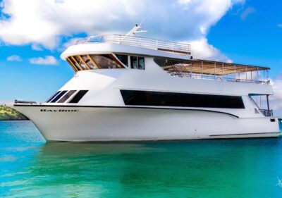 100ft 200 passenger 3 story mega yacht w open bar at Bayside - A 100-Foot, Three-Story Yacht: What “200 Passengers” Really Feels Like