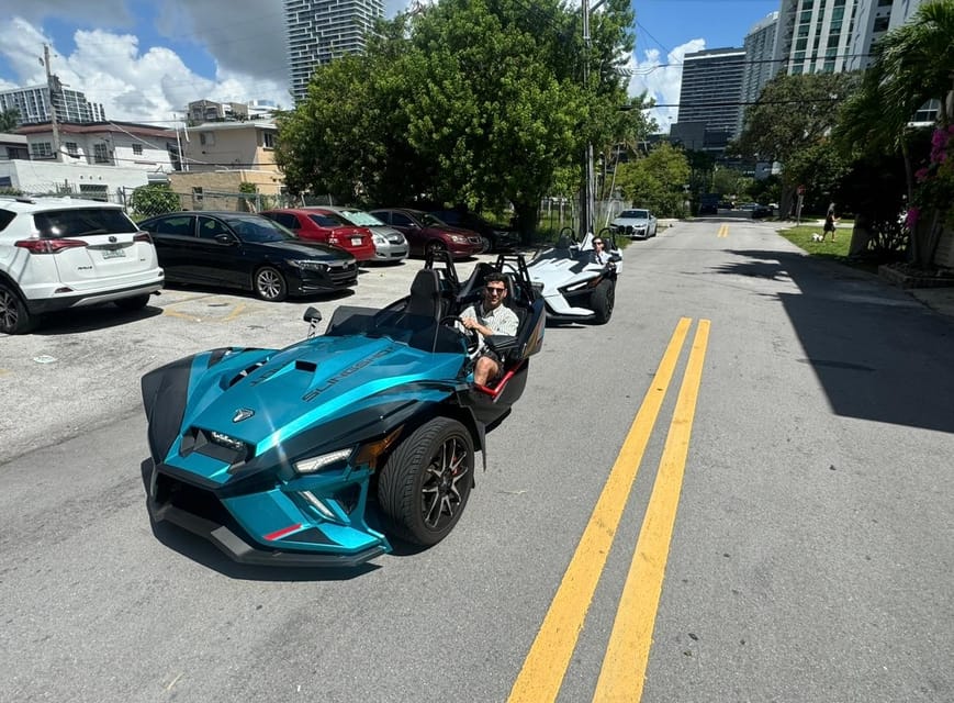 2 Hours Slingshot Rental Miami - We The Best !! - What you get during the 2-hour Polaris Slingshot session
