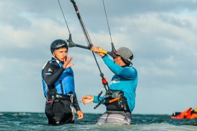 3 hour private Kiteboarding Lesson in Miami - The boat ride to the lesson spot you actually look forward to