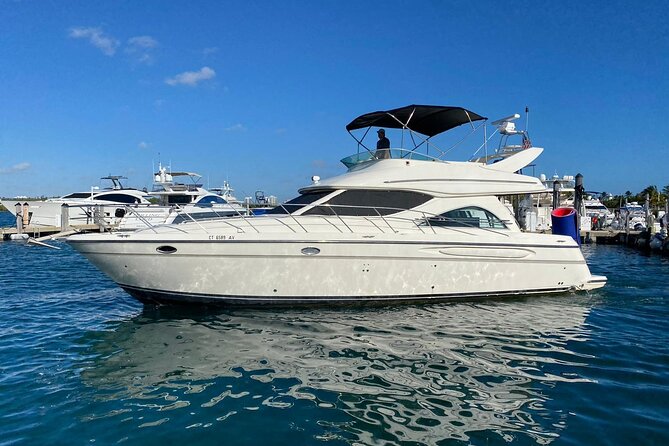 50ft Miller Blue | Miami Yacht Rental | 3 to 6 Hours | 13 Ppl - 50ft Miller Blue: What a Private 3–6 Hour Charter Really Feels Like