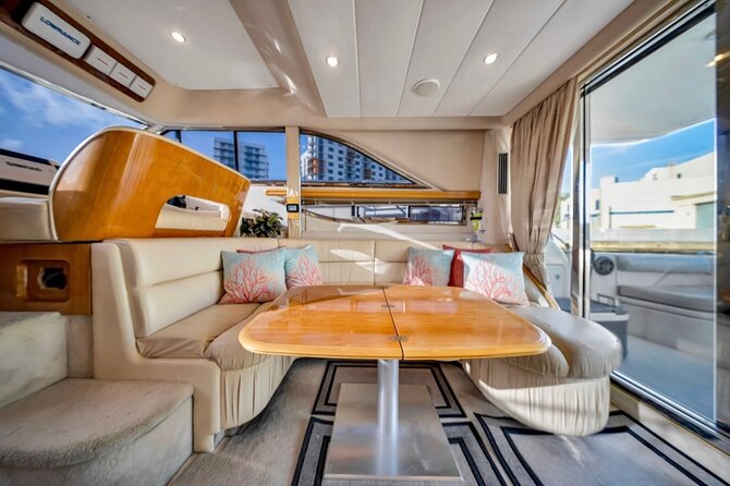 55ft + FREE HOUR Miami Yacht Rental 3 to 6 Hours 13 People - Passing Brickell Avenue Bridge for Skyline Moments