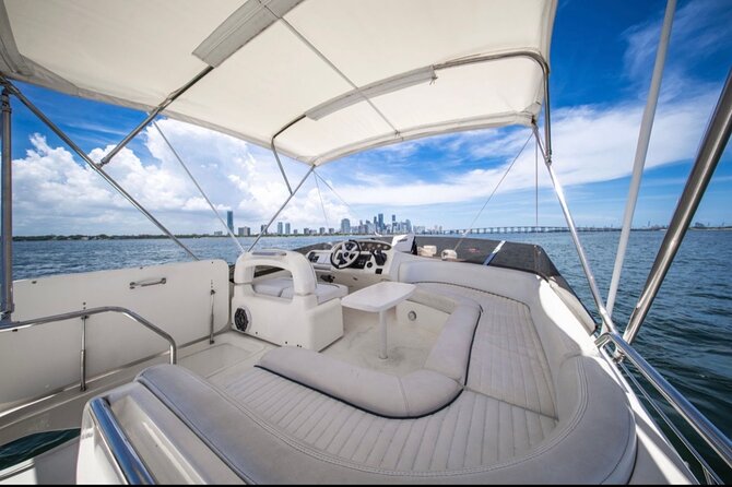 55ft + FREE HOUR Miami Yacht Rental 3 to 6 Hours 13 People - Your Route: Miami River Cruise and the Biscayne Bay Stretch