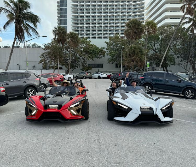 6 Hour Slingshot Rental Miami - Delivery vs Meeting at EXPANSIVE Building, Suite 307