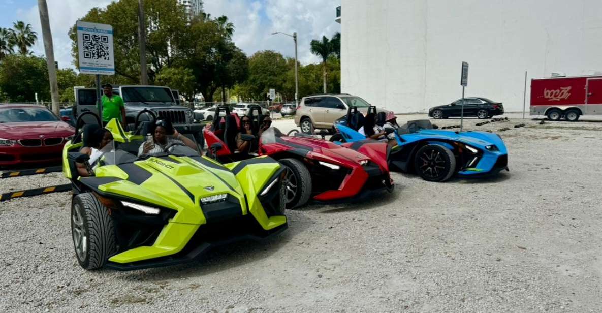 6 Hour Slingshot Rental Miami - Route Highlights: Brickell to Wynwood Walls and the Coastline Loop