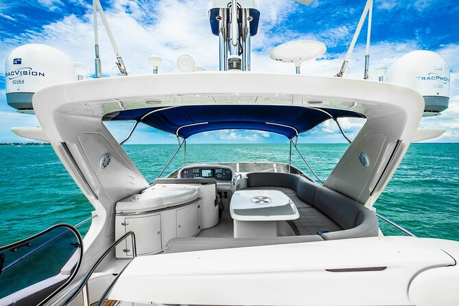 62' Azimut Yacht Charter - Port of Miami and Downtown Miami: Big-Water Contrast for Photo and Vibe