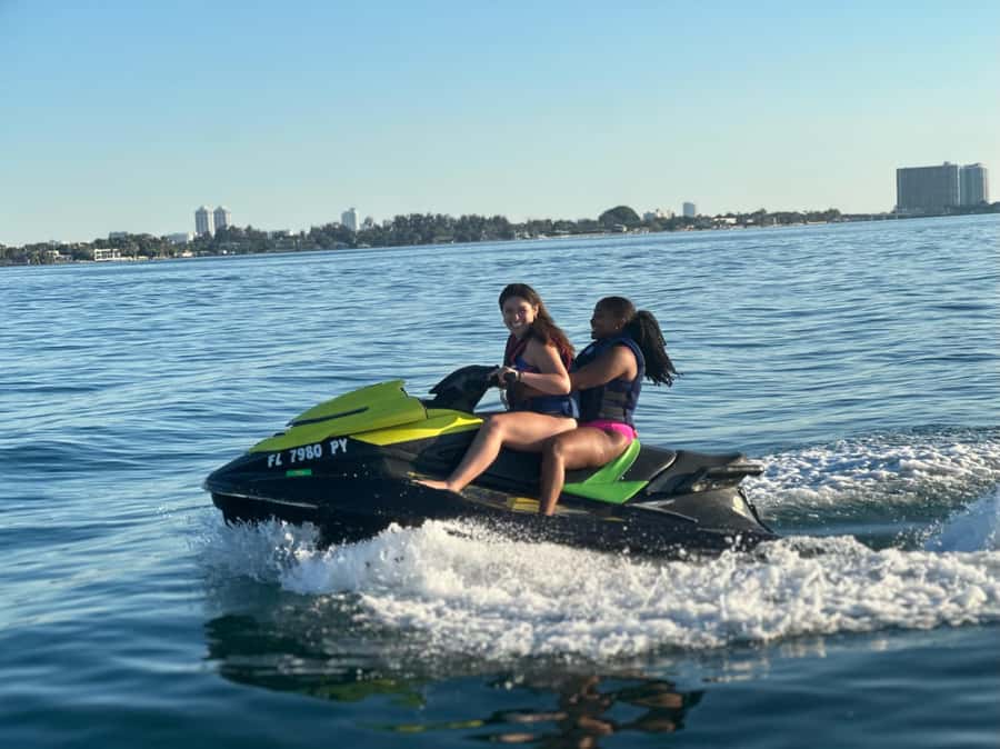 Best Jet Ski Rental in Miami with Free Boat Ride - Your 1-hour jet ski ride: skyline, mansions, sandbars, and open water