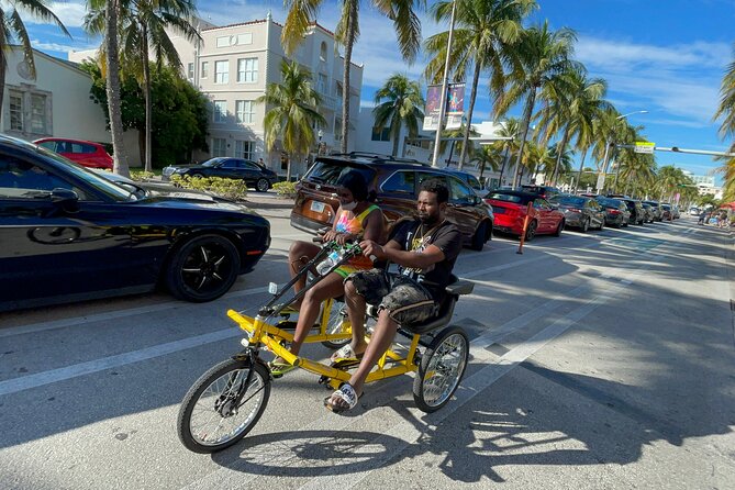 Electric Side By Side Bike Rentals - Washington Ave and Ocean Drive: the famous energy, with less effort