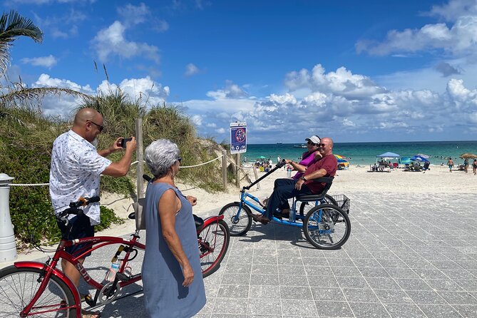 Electric Side By Side Bike Rentals - Lincoln Road: shop, snack, and people-watch at trike speed