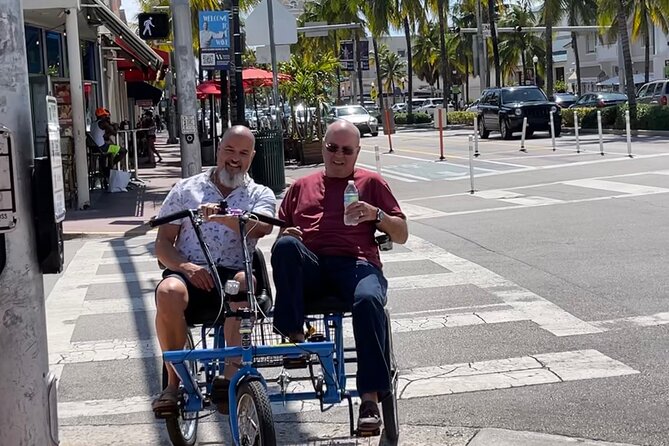 Electric Side By Side Bike Rentals - Included: the trike and the security lock do the heavy lifting