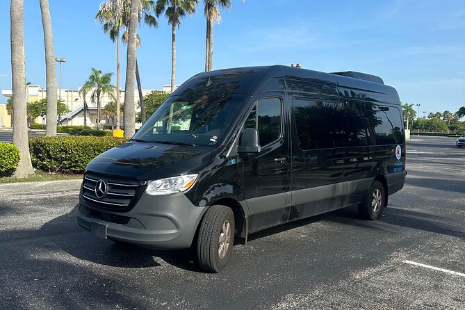 Everglades Small-Group Tour from Miami with Transportation - Black Mercedes Sprinter pickup: faster, calmer, smaller