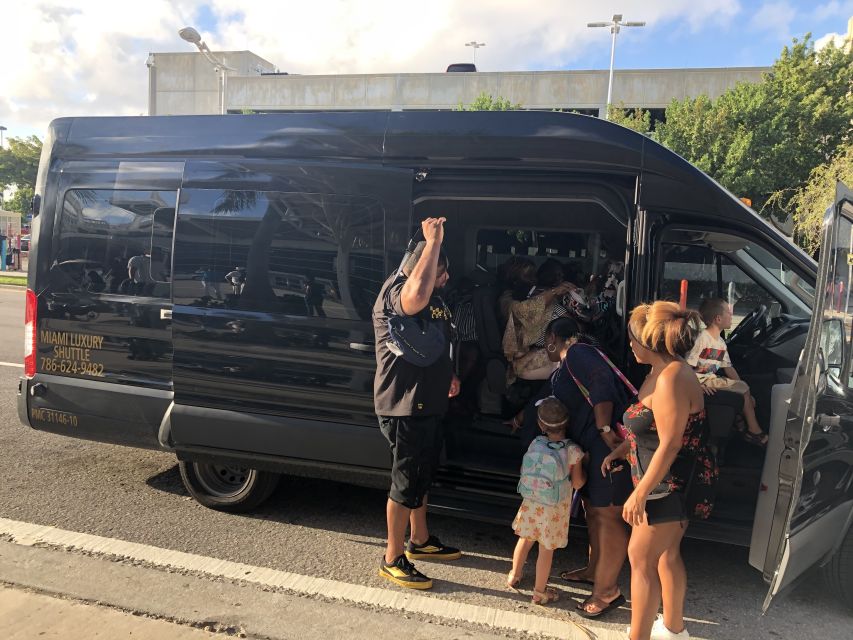 Ft. Lauderdale Airport Shuttle to Miami Port/Hotel Van14pax - What’s included (and what to confirm before you go)