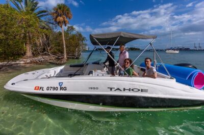 Fun Boat Rental with Captain in Miami Beach - up to 6 people - Price and Value: $260 Group Rate Plus Captain Time