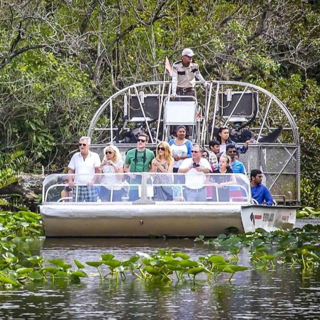 Half-Day Everglades Airboat Tours and Transportation - The Gator Pit alligator show and the Gator Boys team
