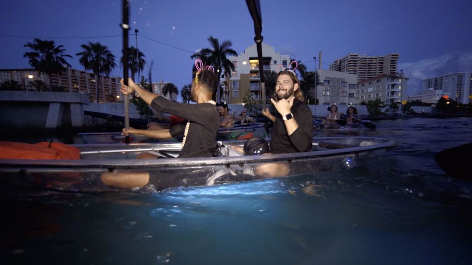 Lighted Clear Kayaks at Night w/ Champagne in Miami Beach - Key Things You’ll Notice on This Clear Kayak Ride