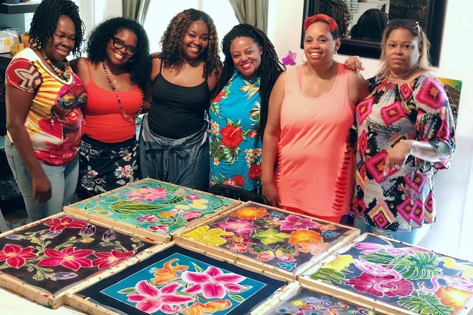 Make and Paint a Malaysian Batik Scarf in Aventura, Florida - Finishing: Wax Removal and Getting Your Scarf Home