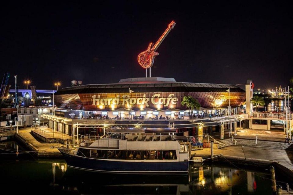 Meal at Hard Rock Cafe Miami at Biscayne Marketplace - Inside the room: memorabilia you can actually look at