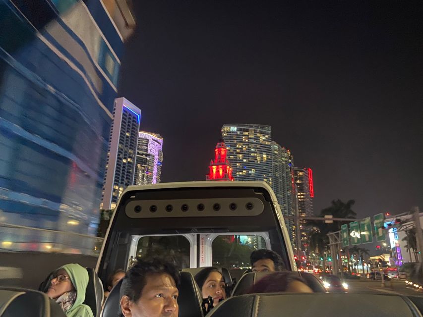 Miami: 2-Hour Guided Panoramic City Tour by Night - Miami Beach architectural areas: tightening your mental map