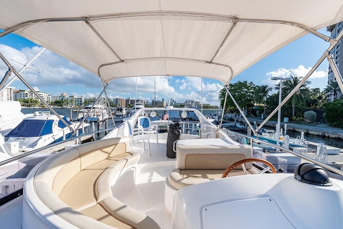 Miami 2 Hours Private Yacht Tour for 13 ppl on a 50 ft Yacht - Private 50-ft Yacht for 13: what $720 buys you in real terms