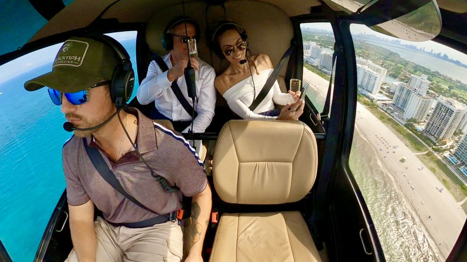 Miami: 30-Minute Private Helicopter Tour with Champagne - Key highlights at a glance