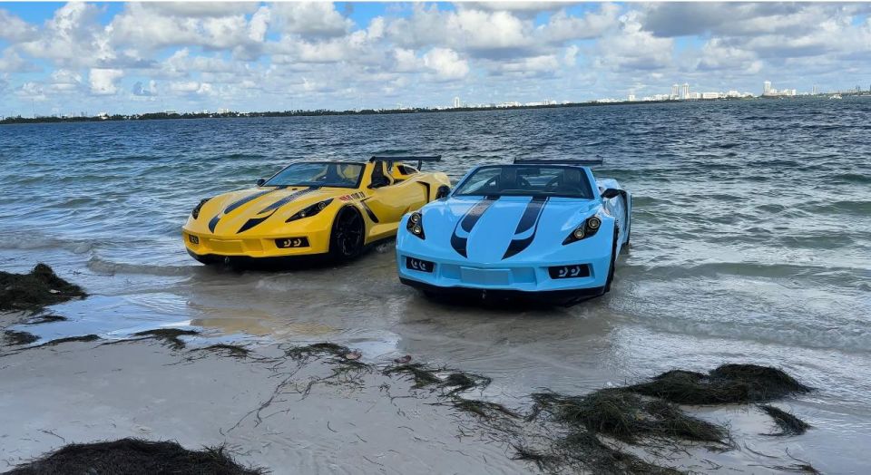 Miami Beach 1-HOUR JETCAR RIDE PLUS FREE 1-HOUR BOAT TOUR - Key highlights at a glance