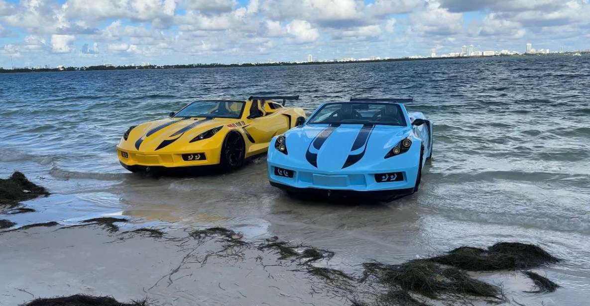 Miami Beach 1-HOUR JETCAR RIDE PLUS FREE 1-HOUR BOAT TOUR - Jetcar plus a boat ride is a smart Miami Beach setup