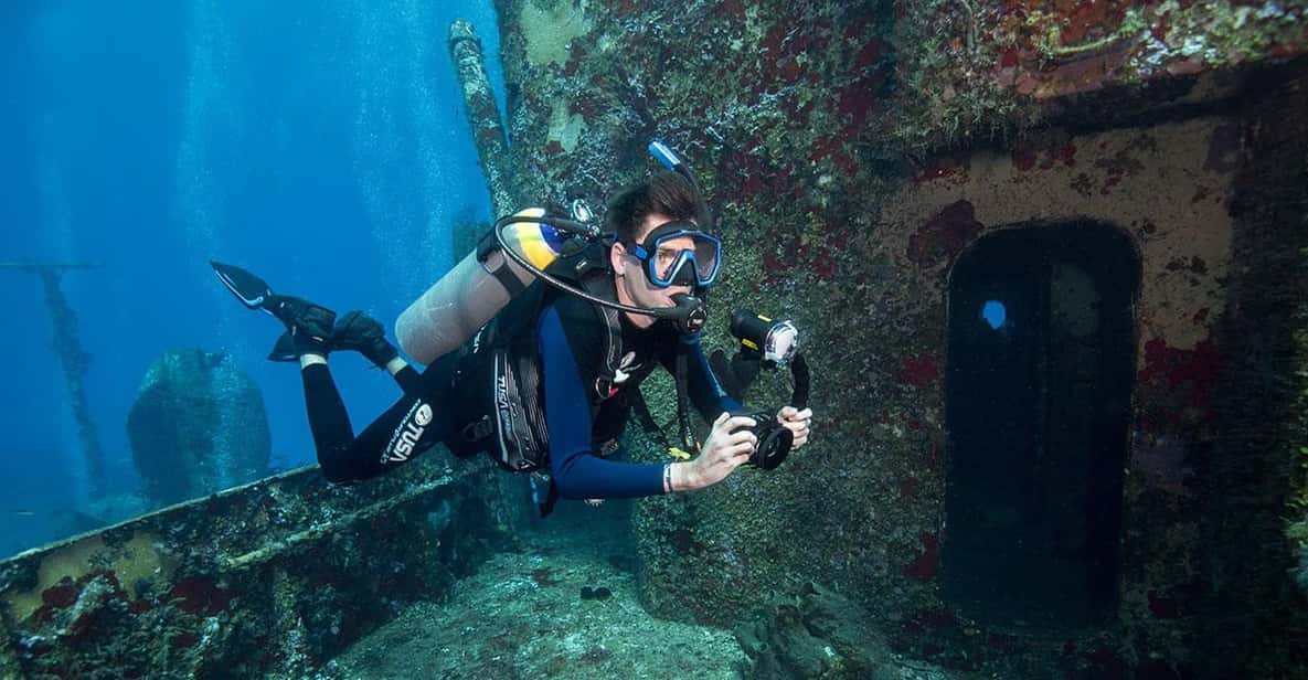 Miami Beach: Guided 2-Tank Reef and Wreck Dive Trip - Tank 1: your guided wreck session around 60–70 ft