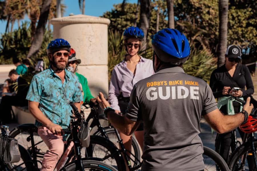 Miami Beach: Guided Bike Tour with Food Tasting (Adults) - A water-and-breeze pause at Biscayne Bay and South Pointe Pier