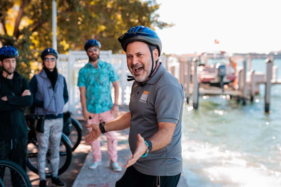 Miami Beach: Guided Bike Tour with Food Tasting (Adults) - Star Island ride: what you get in Nov–Apr versus May–Oct