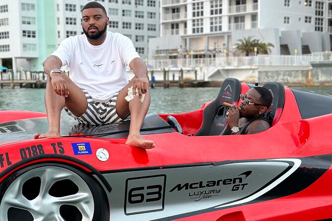 Miami Beach Jetcars and Free Boat Ride - Stop 2 energy: Miami from the water, then back to the beach