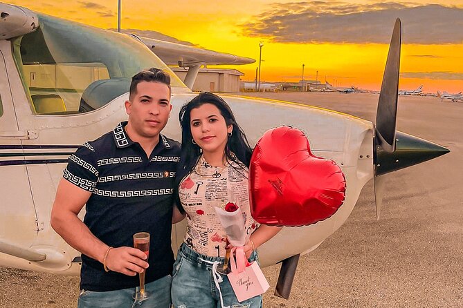 Miami Beach: Romantic Sunset Private Airplane Tour with Champagne - How the 50-Minute Sunset Flight Schedule Works