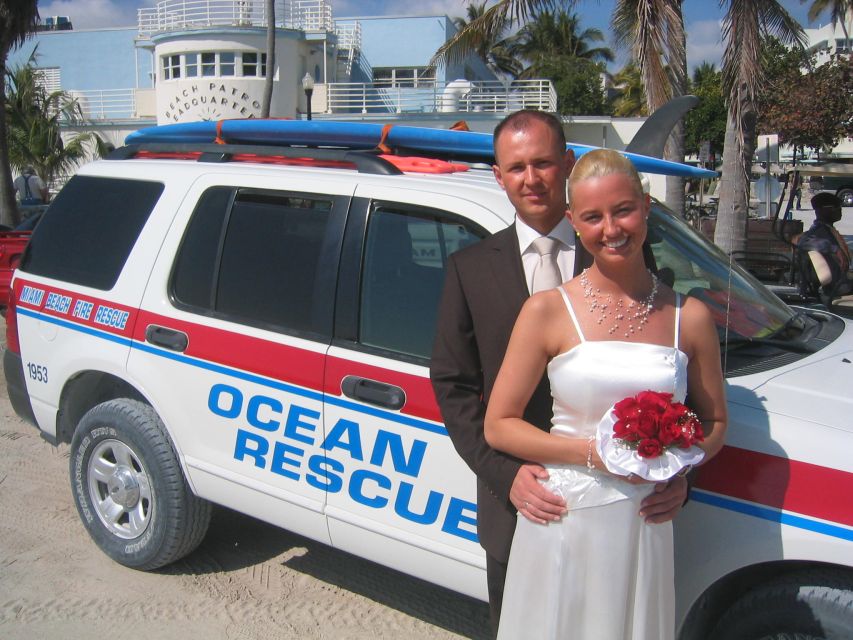 Miami: Beach Wedding or Renewal of Vows - Your Ceremony Day: Quiet Beach Setup and Personal Vows
