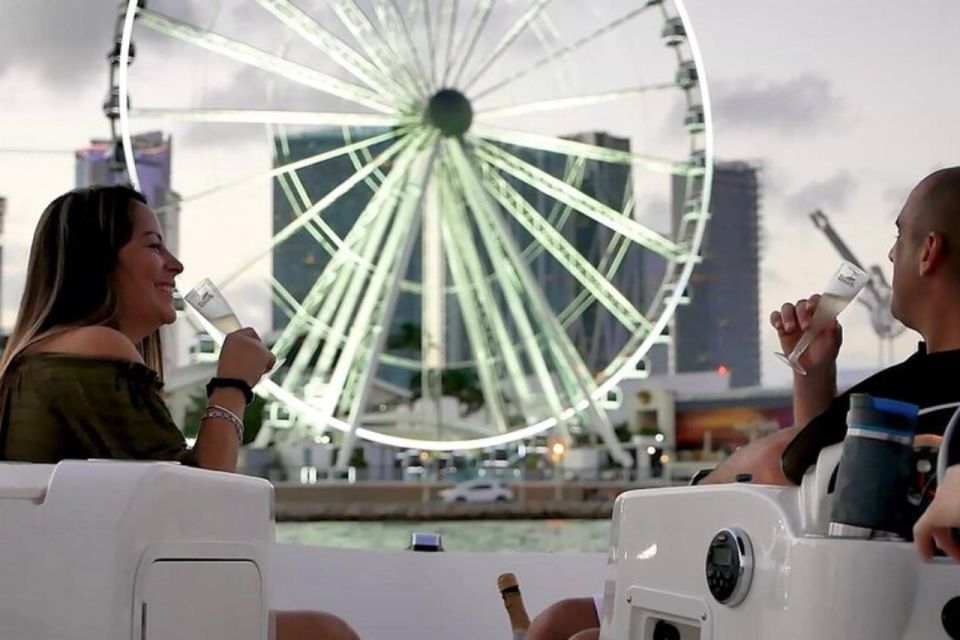 Miami: BYOB Day, Sunset or Night Private Boat Tour - Miami skyline at night: the simple pleasure of a BYOB private cruise