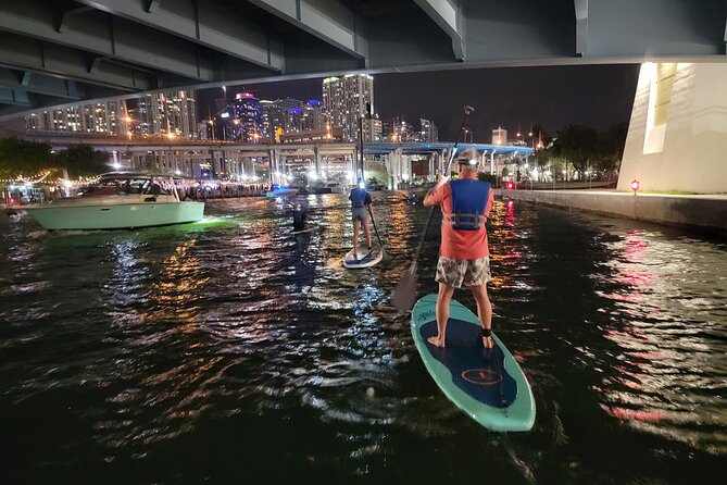 Miami City Lights Night SUP or Kayak - Guides Who Keep It Fun and Safe (Even on First Night Paddles)