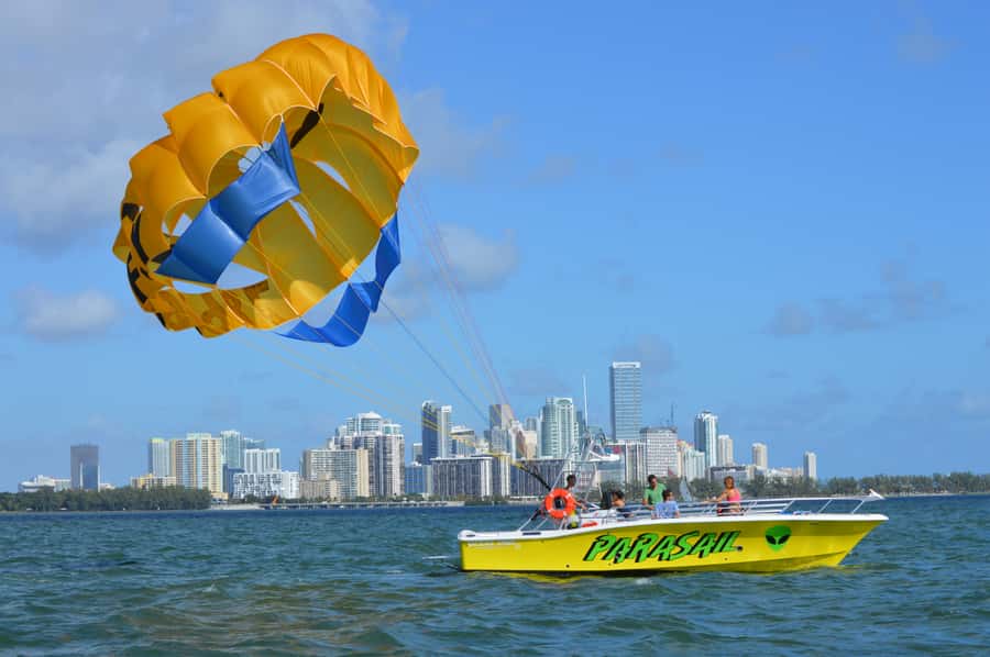 Miami: Full Water Sports Package Adventure - Speedy Miami beach views before the thrills