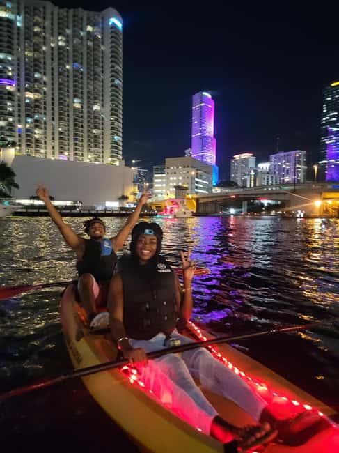 Miami: Guided LED-Lit Kayak Night Tour with Drinks - Getting Kitted Up: Equipment, Safety Gear, and a Real Demo
