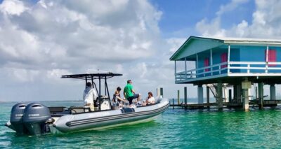 Miami: Guided Small Group Boat Tour + Iconic Stiltsville - Dock E logistics: finding Ocean Force Adventures fast