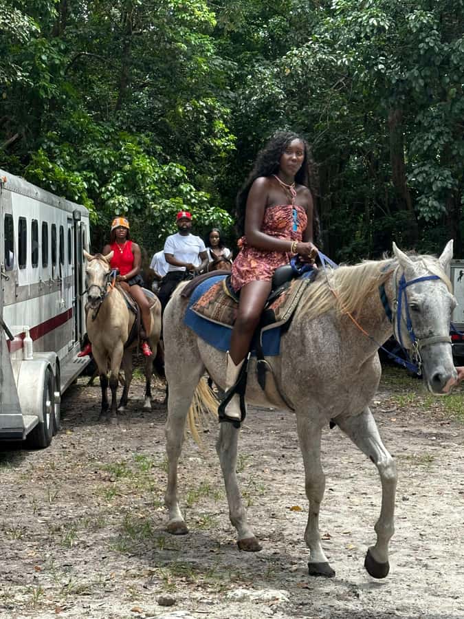 Miami: Horseback Riding in South Beach - Trail expectations: scenic routes vs. getting pushed into brush and forest