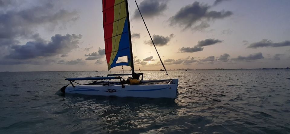 Miami: Intimate Sailing in Biscayne Bay w/ Food and Drinks - Trapeze harness moment: the fun risk-free thrill
