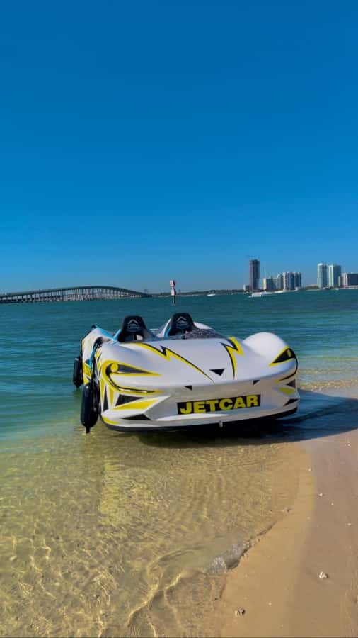 Miami: Jetcar experience, hourly jetcar rental - Miami Bay’s jet-car styling: what you’re really buying