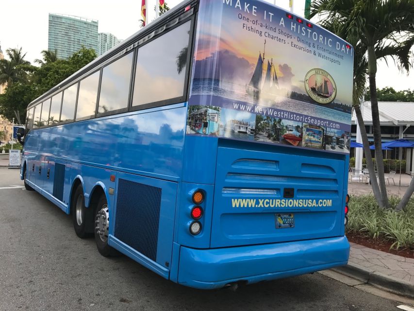 Miami & Key West: One-Way Transfer by Motor Coach Bus - What’s included, what’s not, and how that affects your total day