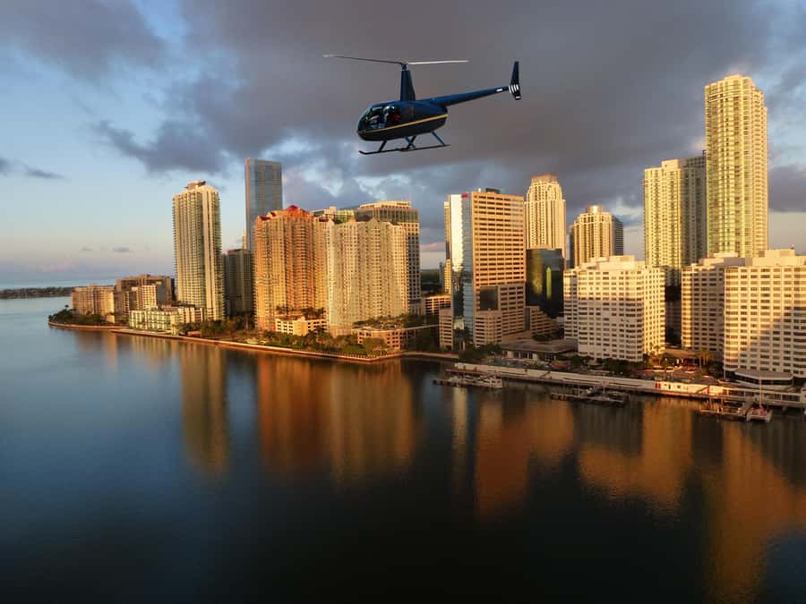 Miami: Luxury Private Helicopter Tour - Tahiti Beach, Coconut Grove, and the Viscaya Museum Gardens From Above