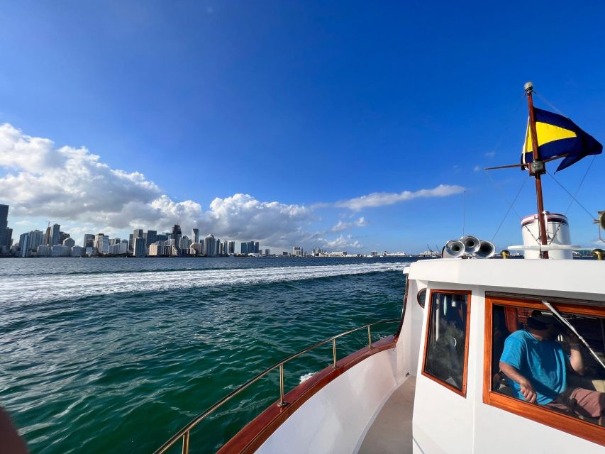 Miami: Miami Skyline Vintage Yacht Cruise, - The biggest reason this cruise feels different: small boat, big story
