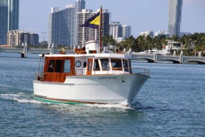 Miami: Miami Skyline Vintage Yacht Cruise, - Setting off from Miami Beach Marina’s Pier A