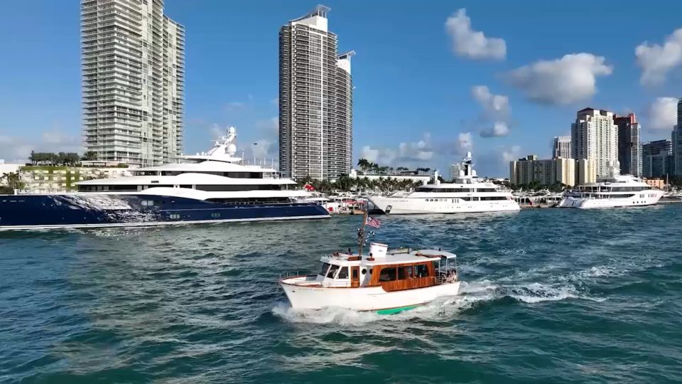 Miami: Miami Skyline Vintage Yacht Cruise, - Julia Tuttle, Henry Flagler, and how Miami got built
