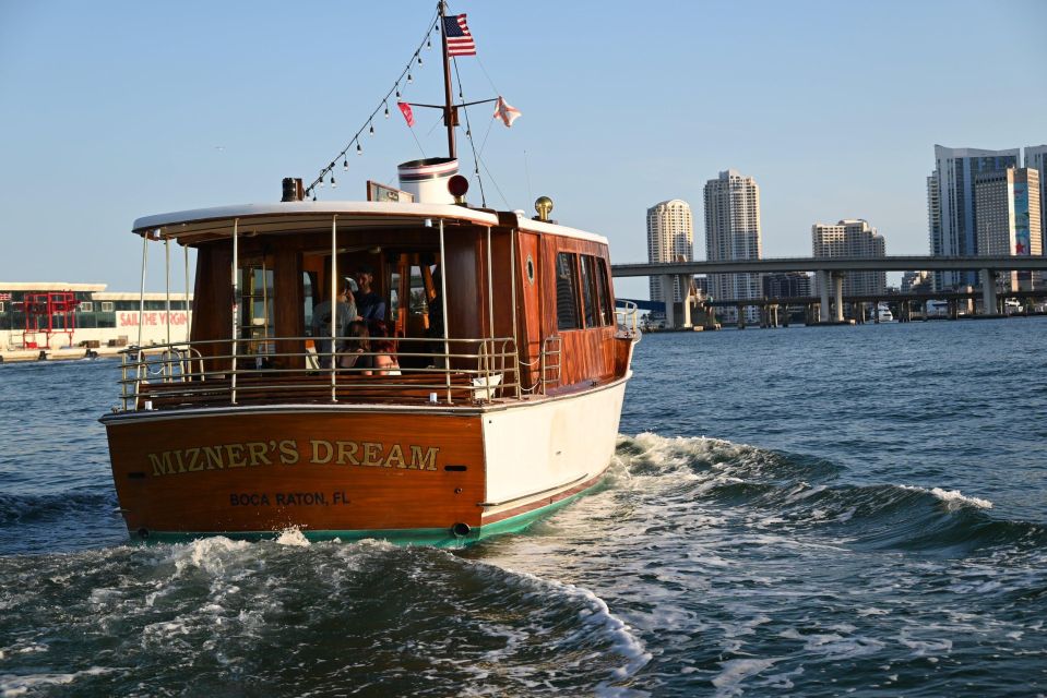 Miami: Miami Skyline Vintage Yacht Cruise, - Celebrity houses: the fun layer on top of the facts