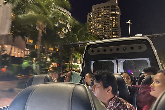 Miami Panoramic Tour By Night - How the Retractable-Roof Van Changes the Whole Experience