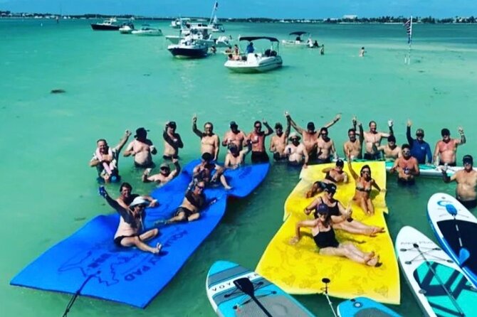 Miami: Party Boat Sandbar Island & Toys - Cruising Past Millionaire Homes and Downtown Miami