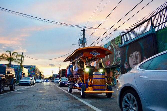 Miami Pedal Pub: Arts District Party Bike Pub Crawl - Stop-by-stop: what each venue does for the party plan