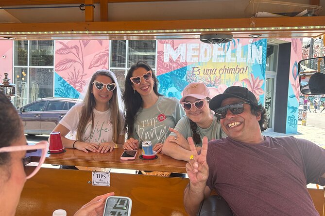 Miami Pedal Pub: Arts District Party Bike Pub Crawl - Music, BYOB, and the wristband: what’s included (and what to bring)